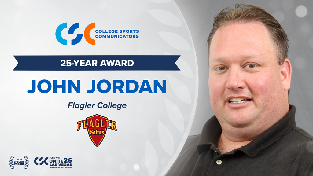 2026 Special Awards Salute: John Jordan - 25-Year Award
